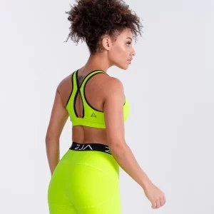 TOP ZUA FITNESS TAM. P VERDE FLU/PRETO